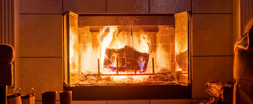 Mendota Hearth Landscape Fireplace Installation in Dixon, Illinois