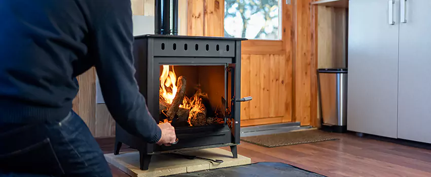 Open Hearth Wood Fireplace Installation in Dixon, IL