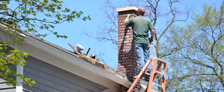 Vinyl and PVC Chimney Flashing Installation in Dixon, IL