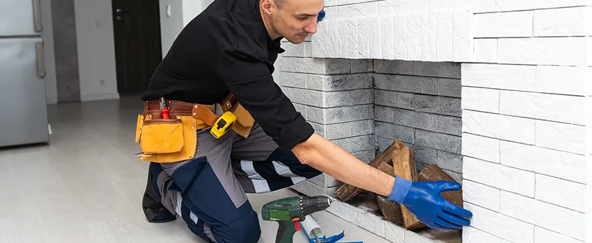 Fireplace Damaged Damper Frame Repair Services in Dixon, Illinois