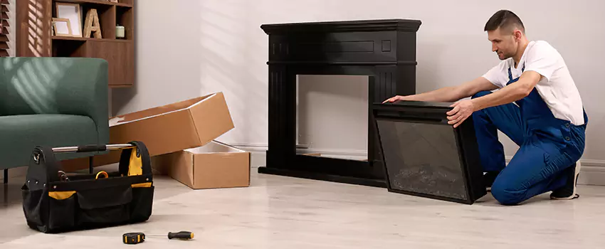 Old Rusted Metal Fireplace Repair And Replacement in Dixon, IL