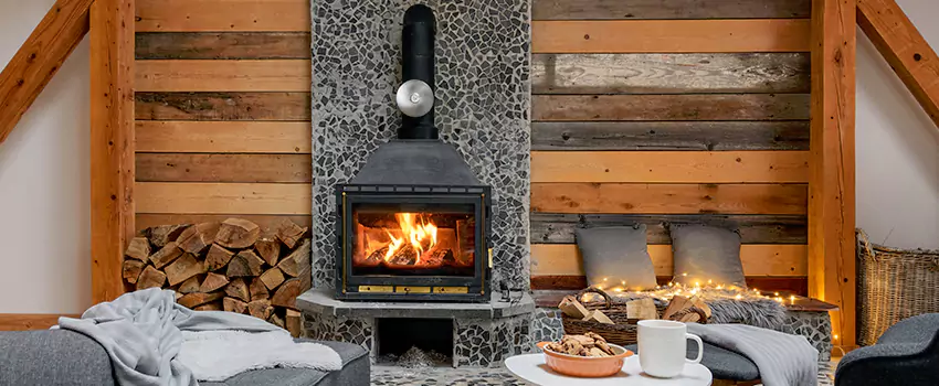 Thelin Hearth Products Direct Vent Gas Stove Fireplace Inspection in Dixon, Illinois